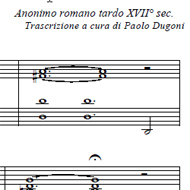 sheet music earlt folia for keyboard edited by Paolo Dugoni  15kB