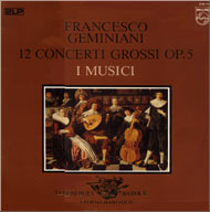 Cover LP I musici with Geminiani - 10 kB