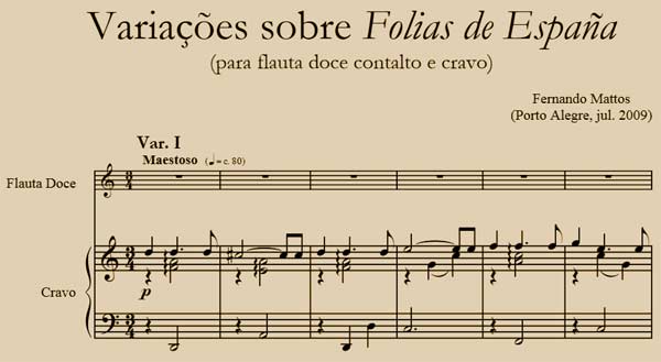 Mattos, opening score - 26kB