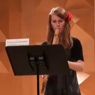 Performance Ellen Peters in the Arke zaal, Enschede, January 8th, 2011