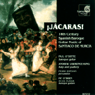 cover CD Santiago de Murcia O'dette and others - 33kB