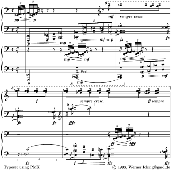 Trojahn, opening score - 25kB