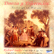 cover CD Santiago de Murcia Savino - 36kB