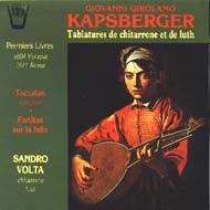 cover cd Kapsberger performed by Volta, 07kB