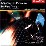 cover cd Kapsberger - Piccinini Wadsworth