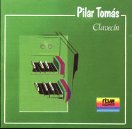 cover of cd d'Anglebert Folies d'Espagne by Pilar Tomás (harpsichord)