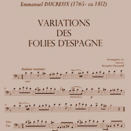 sheet music impression of the Title Ducreux 15kB