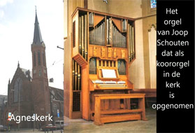 The Agneschurch in Den Hague and the organ which once belonged to Joop Schouten 19kB